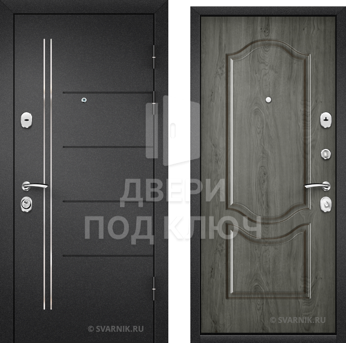 Входная готовая дверь на дачу ДПК-3067